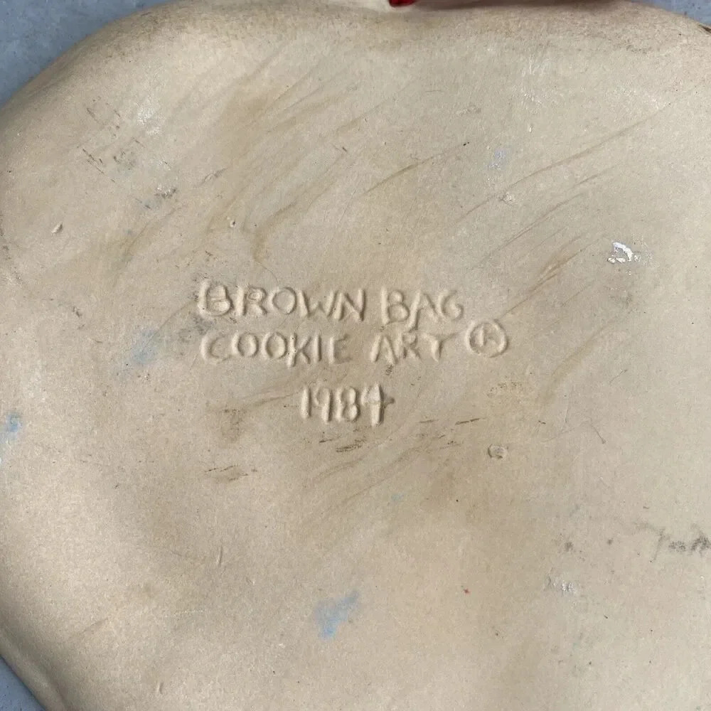 VTG Brown Bag Cookie Art Mold 1984-5 Heart Doves Wedding Birds Ann Gingerbread - Picture 5 of 12